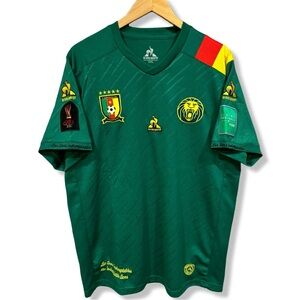 CAMEROON 2021/22 Home Soccer Jersey Le Coq Sportif